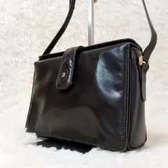 BALLY バリー ショルダーバッグ レザー ヴィンテージ ブラック