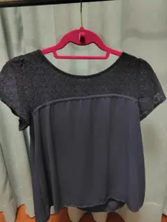 ROPE PICNIC　黒　ブラウス