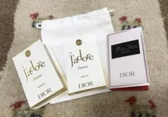 Dior 香水サンプル j’adore Miss Dior 3点セット 巾着付き