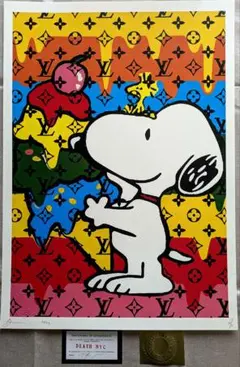 アートポスター DEATH NYC スヌーピー サックス 希少 A3サイズ 絵画 アートポスター DEATH NYC スヌーピー サックス 希少 A3サイズ 絵画