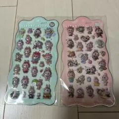 ラブブ うるちゅるポップシール 2枚セット ボンボンドロップ 立体