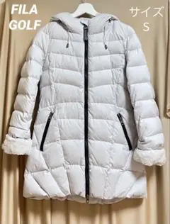 FILA GOLF フード付きダウンコート　レディース