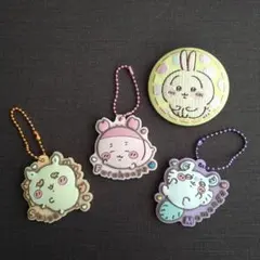 ちいかわ　刺繍缶バッジ　ラバマスグミ3