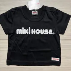 MIKI HOUSE ロゴTシャツ ブラック