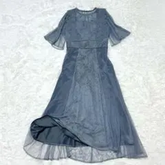 美品✨PourVous プールヴー チュールレースパーティードレス M