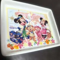 ダッフィ スーベニアプレート 皿 陶器 スプリングヴォヤッジ