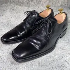 極美品【42】ecco　ヘルシンキクラシック　ビジネスシューズ　スクエア 極美品【42】ecco ヘルシンキクラシック ビジネスシューズ スクエア
