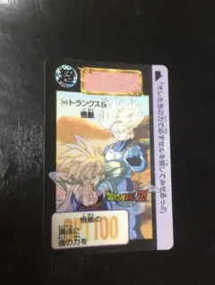 当時品 ✨ ドラゴンボールZ アマダ PPカード 842 時の使者、トランクス