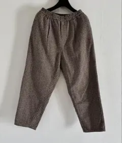 Samansa Mos2 チェック柄スラックス Fサイズ