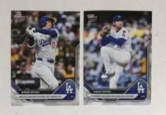 2枚セット 2025 topps now 大谷翔平 ドジャース