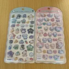 【正規品】ハローキティ、はぴだんぶい、コットンパフィーシール