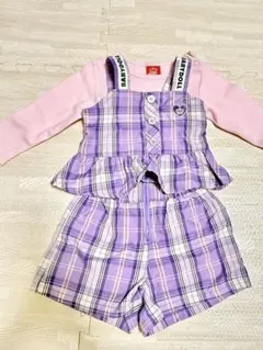 BABY DOLL チェック柄 セットアップ