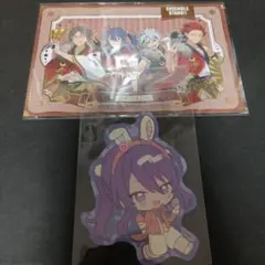 あんスタ　GIGO　特典　ポストカード　アニカフェ　ステッカー　紅月　神崎颯馬