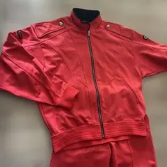 DESCENTE 赤　レッド スポーツジャケット　ジャージ　セットアップのサムネイル
