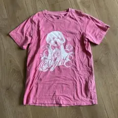 X-girl Tシャツ ピンク ドッグプリントのサムネイル