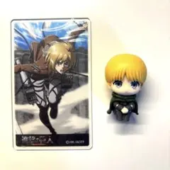 進撃の巨人　アルミン　まちぼうけ　アクリルカード　セリアのサムネイル