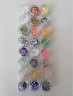 ネイルパーツ 24色セット デコレーション素材
