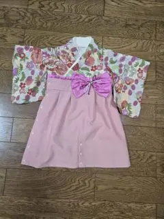 sweet mommy ベビー袴 2ピース 袴 ロンパース 80