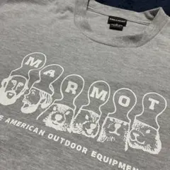 Marmot マーモット Tシャツ グレー Mサイズ