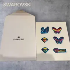 【希少】Swarovski 刺繍ステッカー　シール