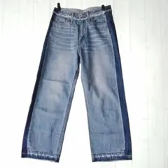 エディットバイイェッカヴェッカ ハイウエスト バギー デニム パンツ S