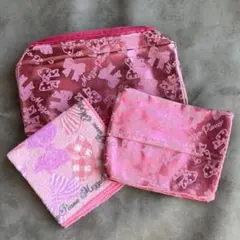 【未使用品】mezzo piano♡メゾピアノポーチ、ティッシュケース、ハンカチ