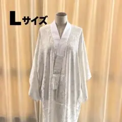 長襦袢 半衿付き 洗える 白 梅柄 袖無双 ポリエステル 仕立て上がり 着物