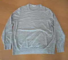 UNIQLO メリノクールネック グレー ニットセーター 3XL