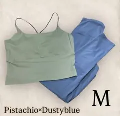 ラスト1点！ヨガウェア ピラティス　セットアップ ブラトップ ヨガパンツ M