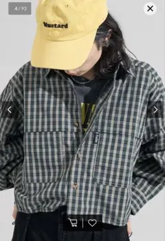 Foxfire FREAK'S STOREチェック柄 クロップドジャケットのサムネイル