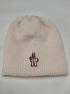 MONCLER ニット帽 クリーム色