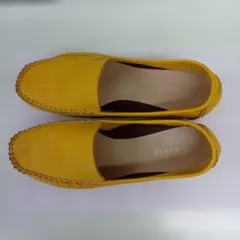 BENEBIS イエロー モカシン 23.0