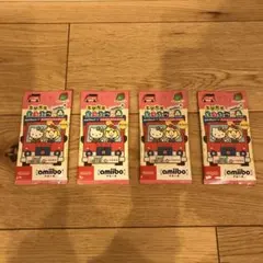【大人気amiiboカード】あつ森×ハローキティコラボ4パックセット