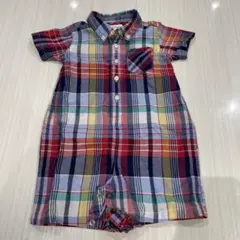 ラルフローレン 6M ロンパース 6ヶ月 60 70 チェック