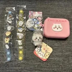 ちいかわ　まとめ売り ミニシリコンポーチ　ソフビパペット　ラバーバンド　アクキー