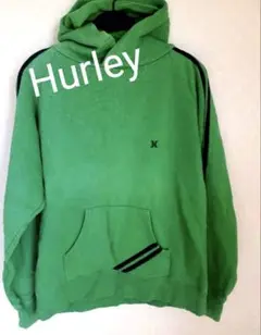 Hurley グリーン パーカー Mサイズ