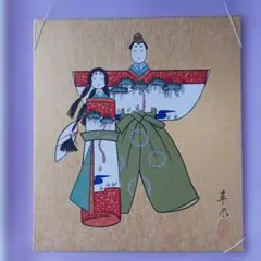 岩本栖堂 掛け軸 掛軸『立雛』 絹本 共箱 雛祭り ひな祭り 日本画 直筆 茶掛 岩本栖堂 掛け軸 掛軸『立雛』 絹本 共箱 雛祭り ひな祭り 日本画 直筆