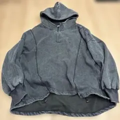 NIKO AND... 裏毛ハーフジップパーカー