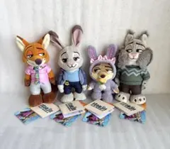 ディズニー　スタンディーズ　ズートピア　ニック　ジュディ　フィニック　パウバート