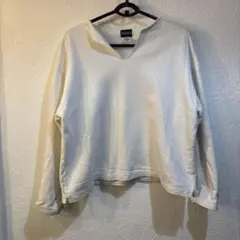 BEAMS コットン スウェット トレーナー ホワイト M