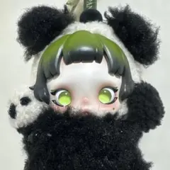 ポップマート　スカルパンダ　Lazy スカパン　パンダPanda 緑