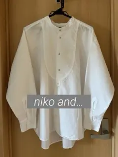 ニコアンド　長袖ブラウスM
