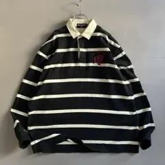 POLO SPORT Ralph Lauren 90s ラガーシャツ 刺繍ロゴ