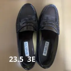 HARUTA 茶 ローファー 23.5EEE