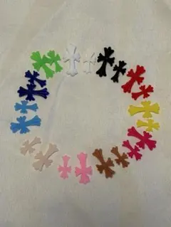 ネイルパーツ　クロム　クロス　十字架　3D