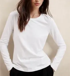 バナナリパブリック ホワイト ロンT