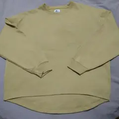 【未使用】CAMP7 マスタード色 長袖Tシャツ　М