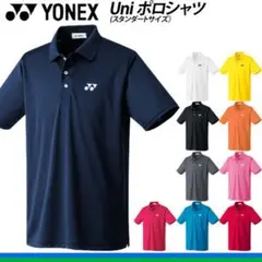 美品 YONEXヨネックス 定番ポロシャツ ユニS 紺
