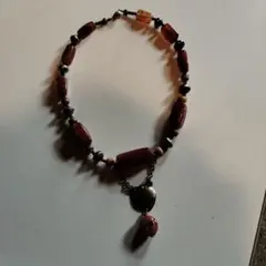 ビンテージ　カーネリアンネックレス
