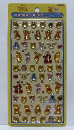 【正規品】くまのプーさん　ボンボンドロップシール　mini　即日発送